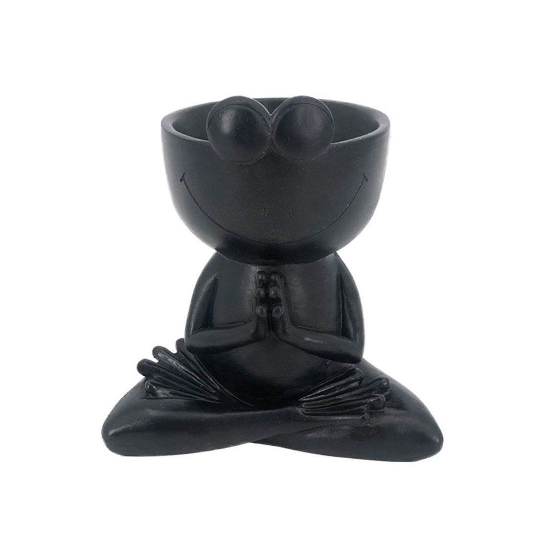 OPOLO PLANTER POLYRESIN BLACK 13,7x9,3xH14,8cm PRC