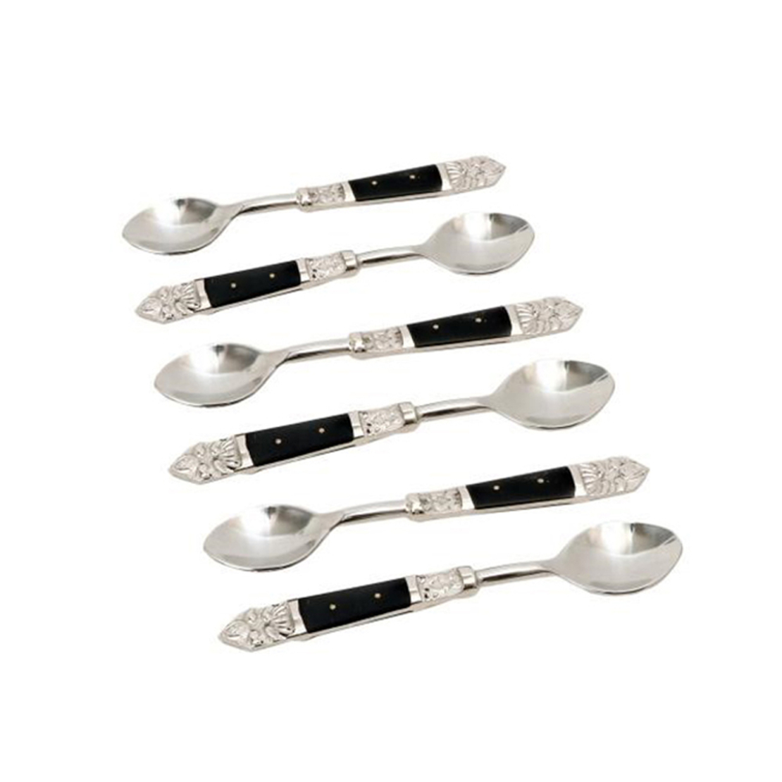ROYAL SPOON STEEL RESIN BLACK 15x2,5xH1cm IN