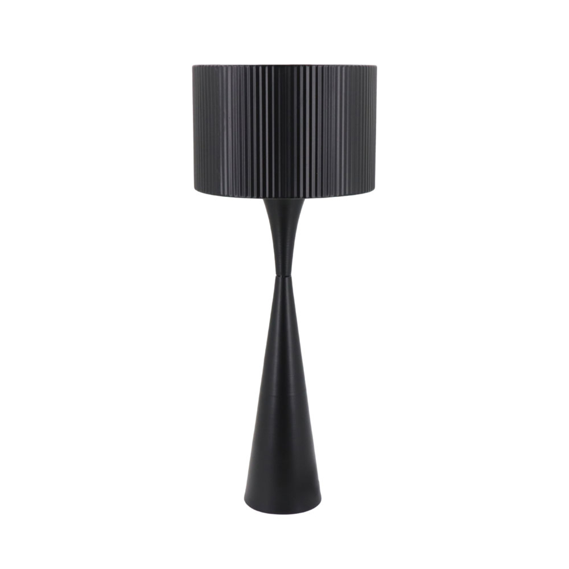 LINEAR 75,5 LAMP TABLE 30x30x76 METAL BLACK