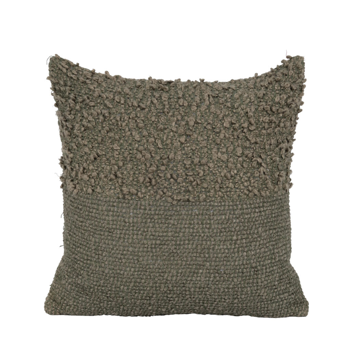 SIMPUL DECOR CUSHION 45x45 FABRIC OLIVE GREEN POLYESTER