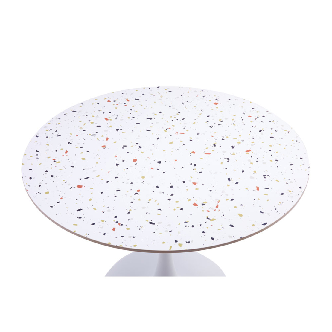 NOUGAT TABLE ROUND TABLE METAL TERRAZZO SINTERED S