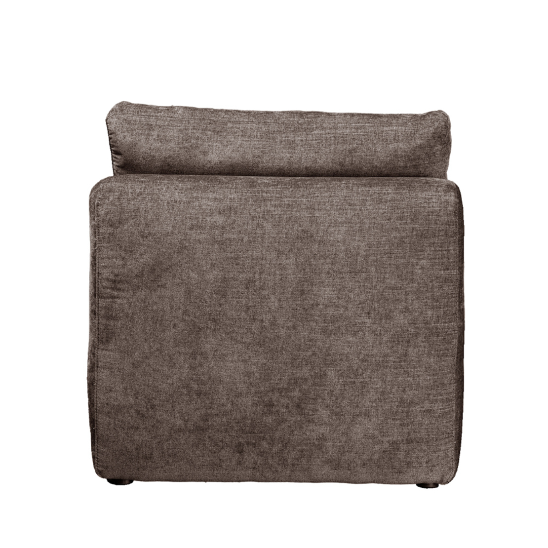 BOX ARMCHAIR EASY CLEAN FABRIC BROWN E1 EU