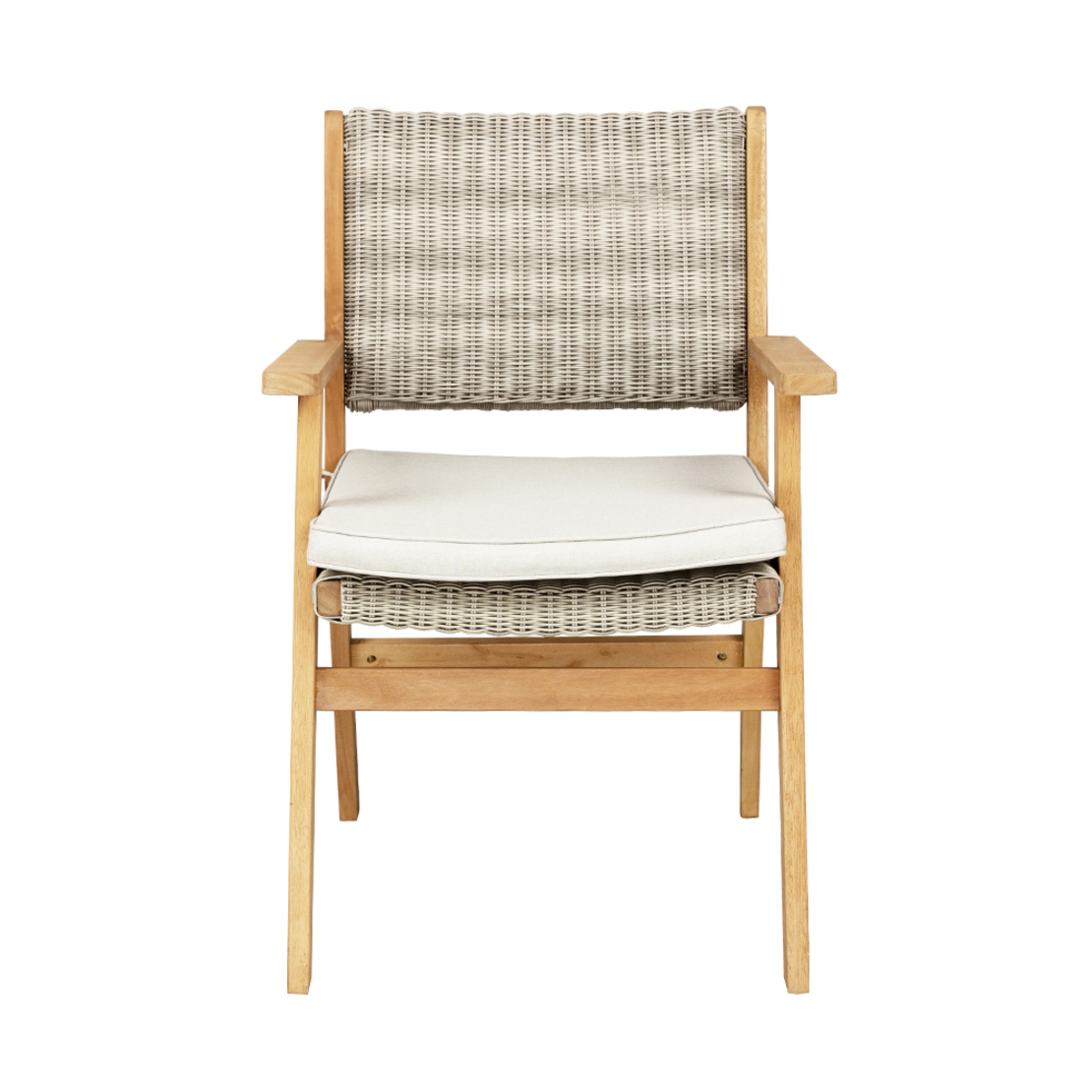 CAPRI CHAIR WOOD EUCALYPTUS WHITE GREY NATURAL 64,2x60xH88,5cm VN