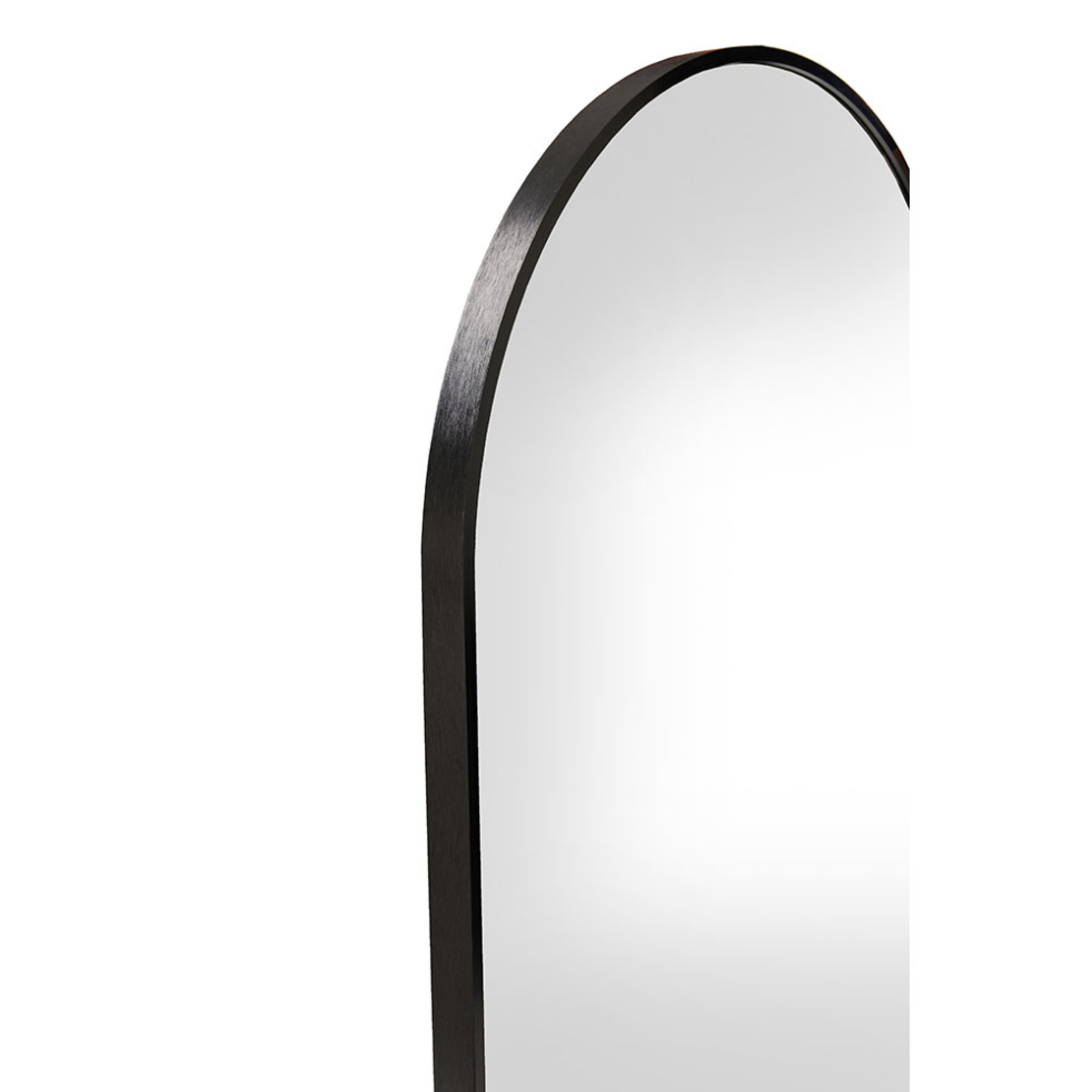 SORTY WALL MIRROR ALUMINIUM BLACK 51xH158cm E1 PRC