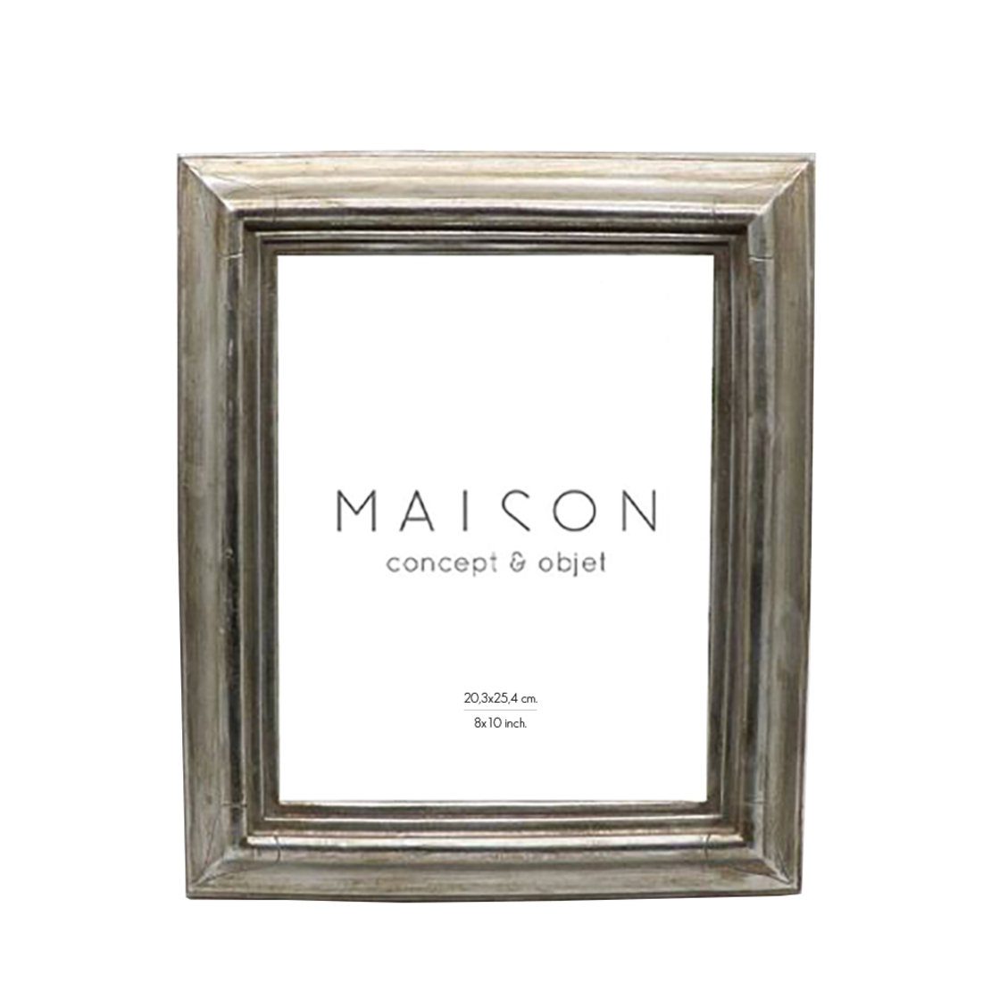 REMEL PHOTO FRAME POLYRESIN GLASS SILVER 28x3xH33c