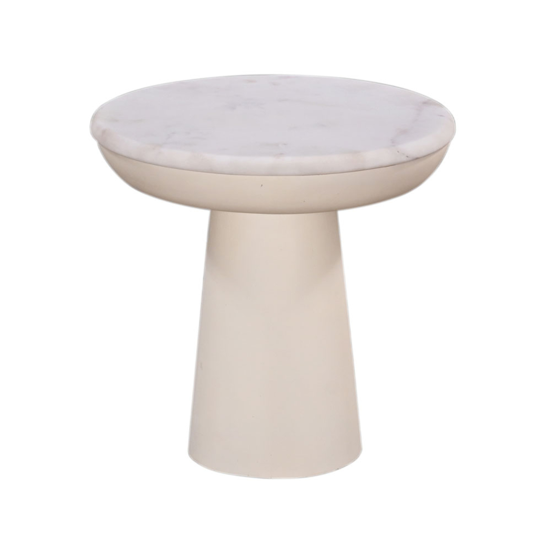 SAVY SIDE TABLE WOOD MANGO NATURAL STONE 40x40xH40cm IN
