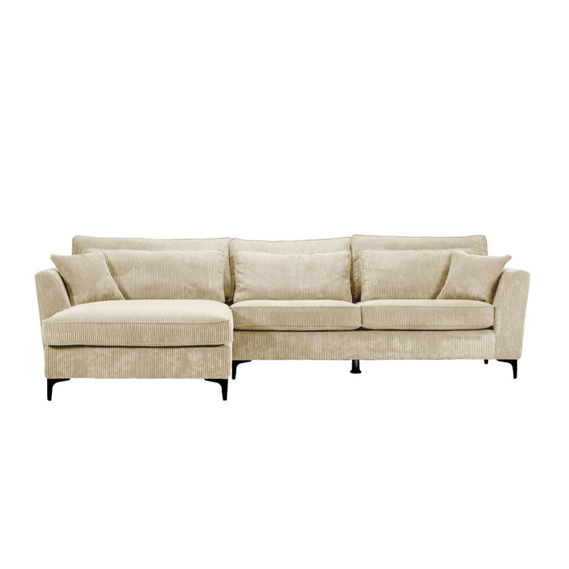 FOREVER SOFA CORNER LEFT EASY CLEAN FABRIC BEIGE E1 EU