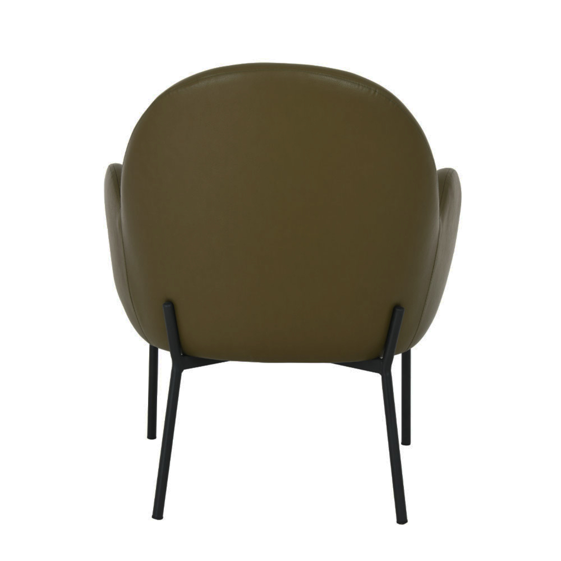 SCOTCH ARMCHAIR FABRIC GREEN OLIVE GREEN METAL BLACK E1 PRC