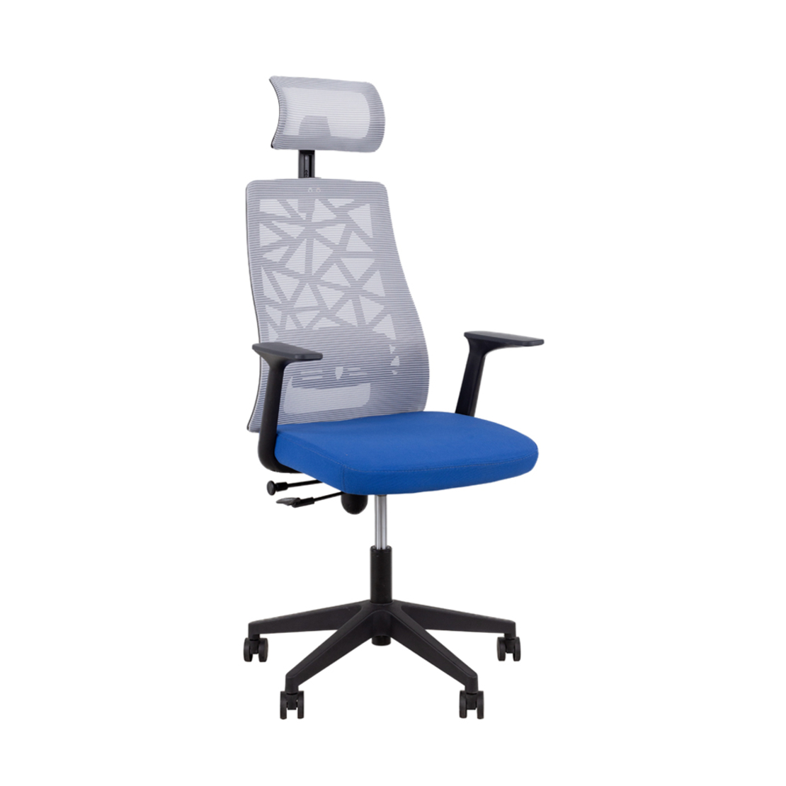 VITRIO CHAIR DESK FABRIC GREY BLUE 63x59xH127cm E1 PRC