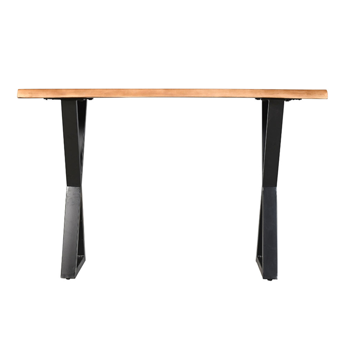 MINGLE CONSOLE WOOD ACACIA WALNUT BLACK METAL 120x40xH76cm IN
