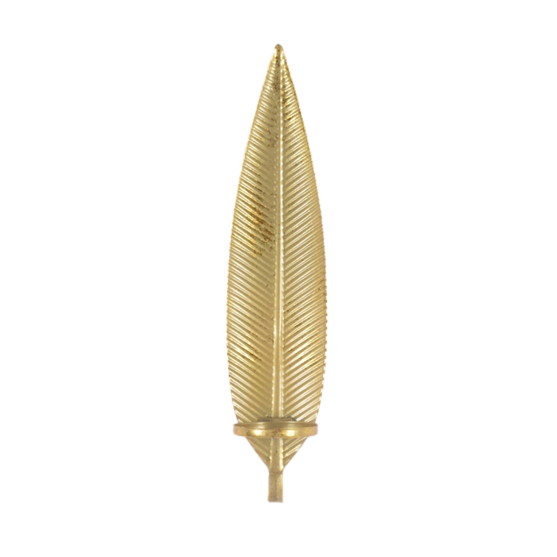 BAY CANDLE HOLDER WALL METAL GOLD 13x12xH55cm PRC