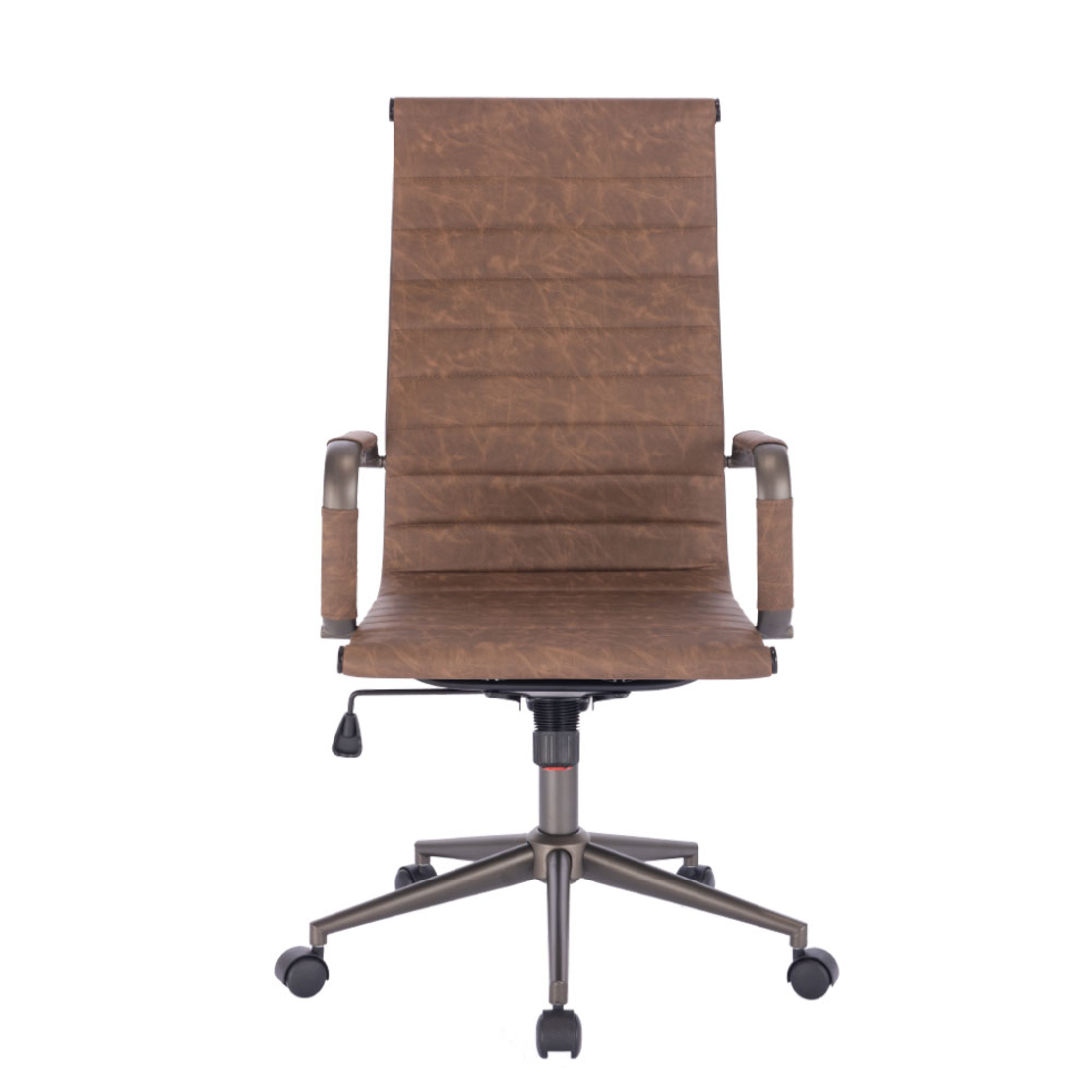 AVANT CHAIR DESK FABRIC COFFEE GUNMETAL 55,5x63xH118cm PRC