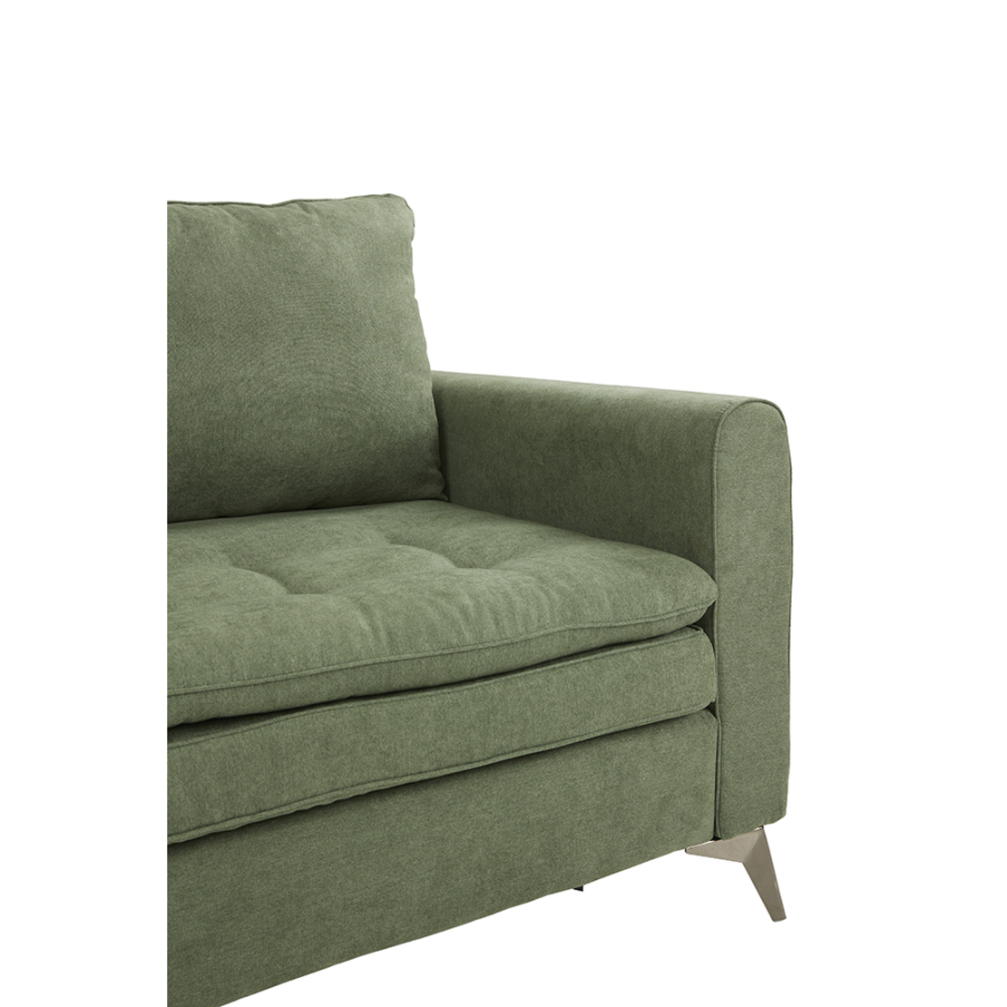 SCANDALO SOFA REVERSABLE CORNER EASY CLEAN FABRIC OLIVE GREEN E1 EU