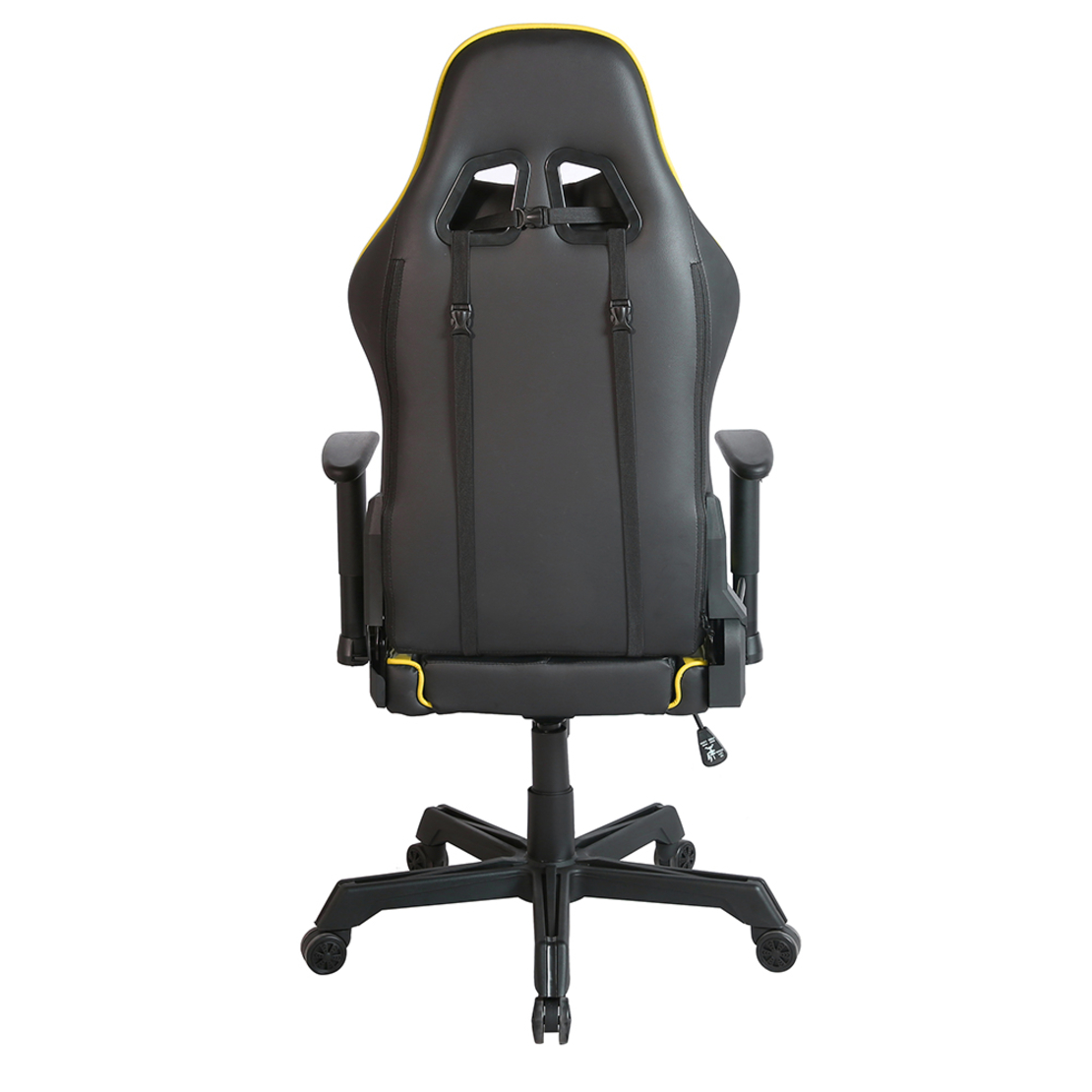 RANGER GAMING CHAIR DESK FABRIC BLACK NYLON YELLOW METAL 52x74xH138cm PRC