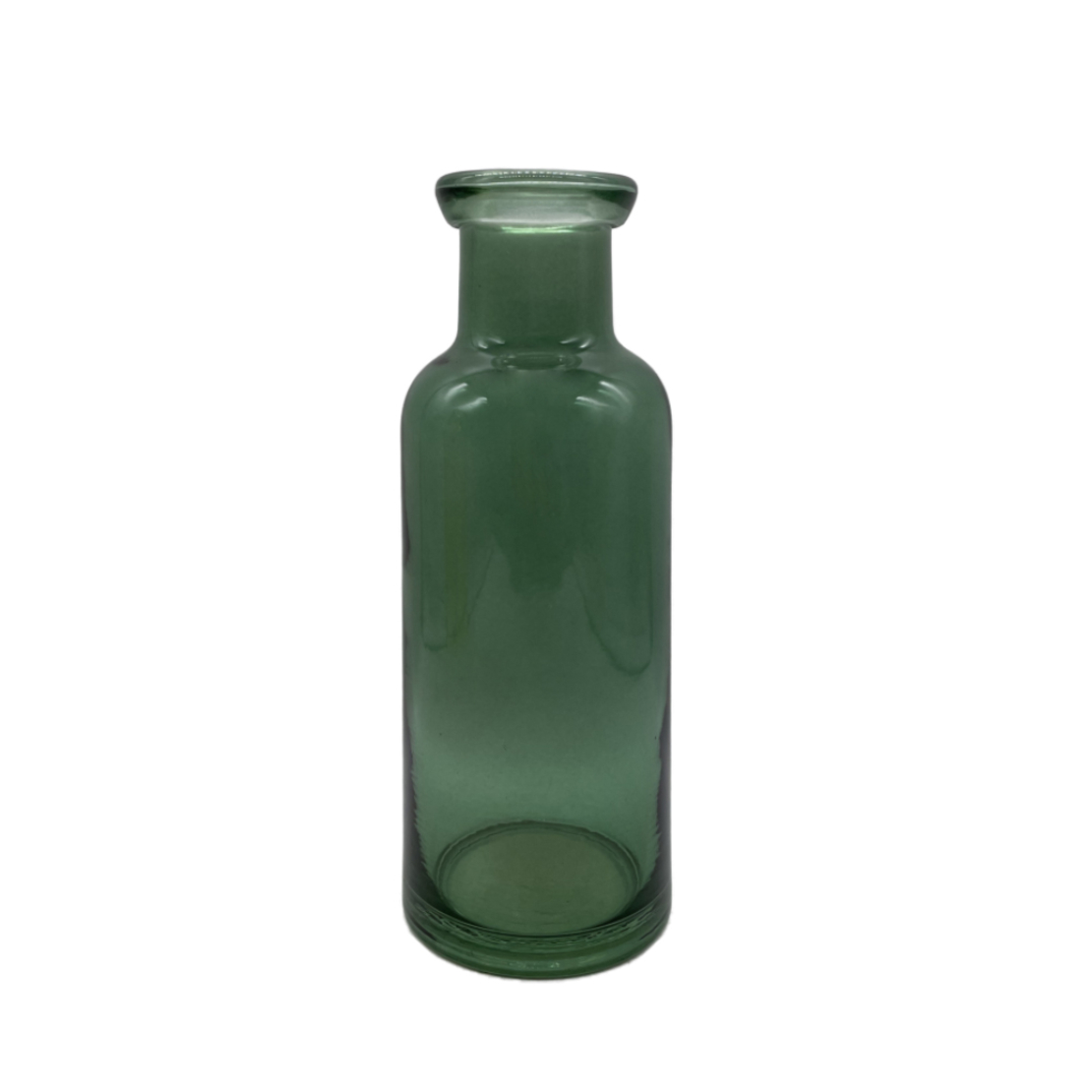 JARDIN BOTTLE GLASS GREEN D8,8xH26cm PRC