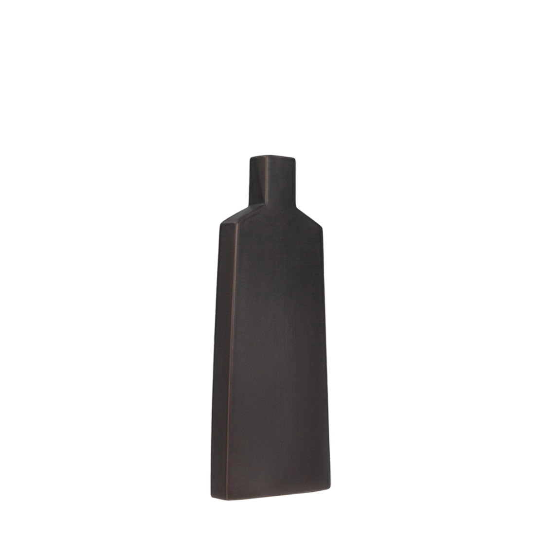 LUI VASE CERAMIC ANTRACITE MATTE 10,5x4xH32,5cm PR