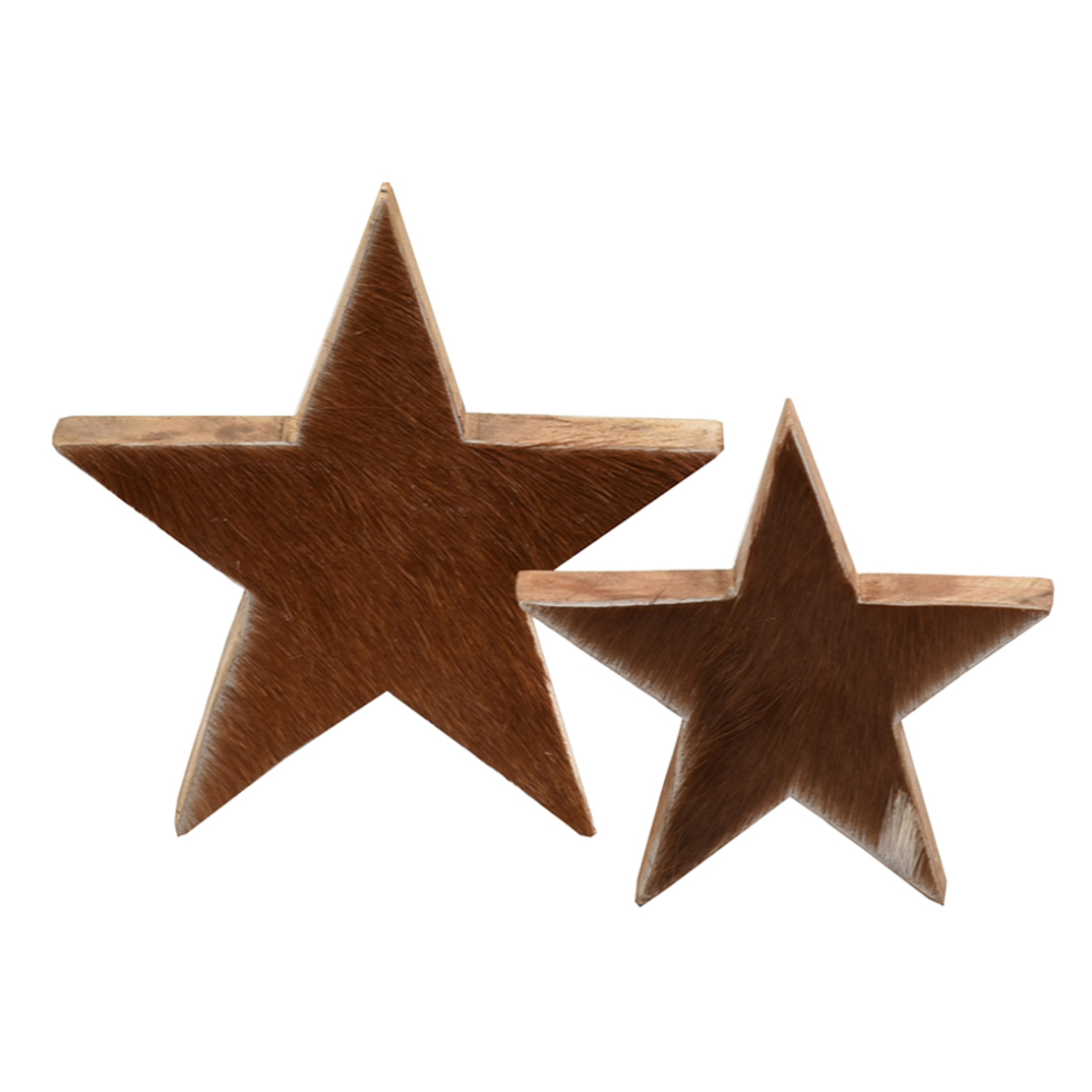 XMAS PEUPLE TREE BROWN 20x4xH20cm IN