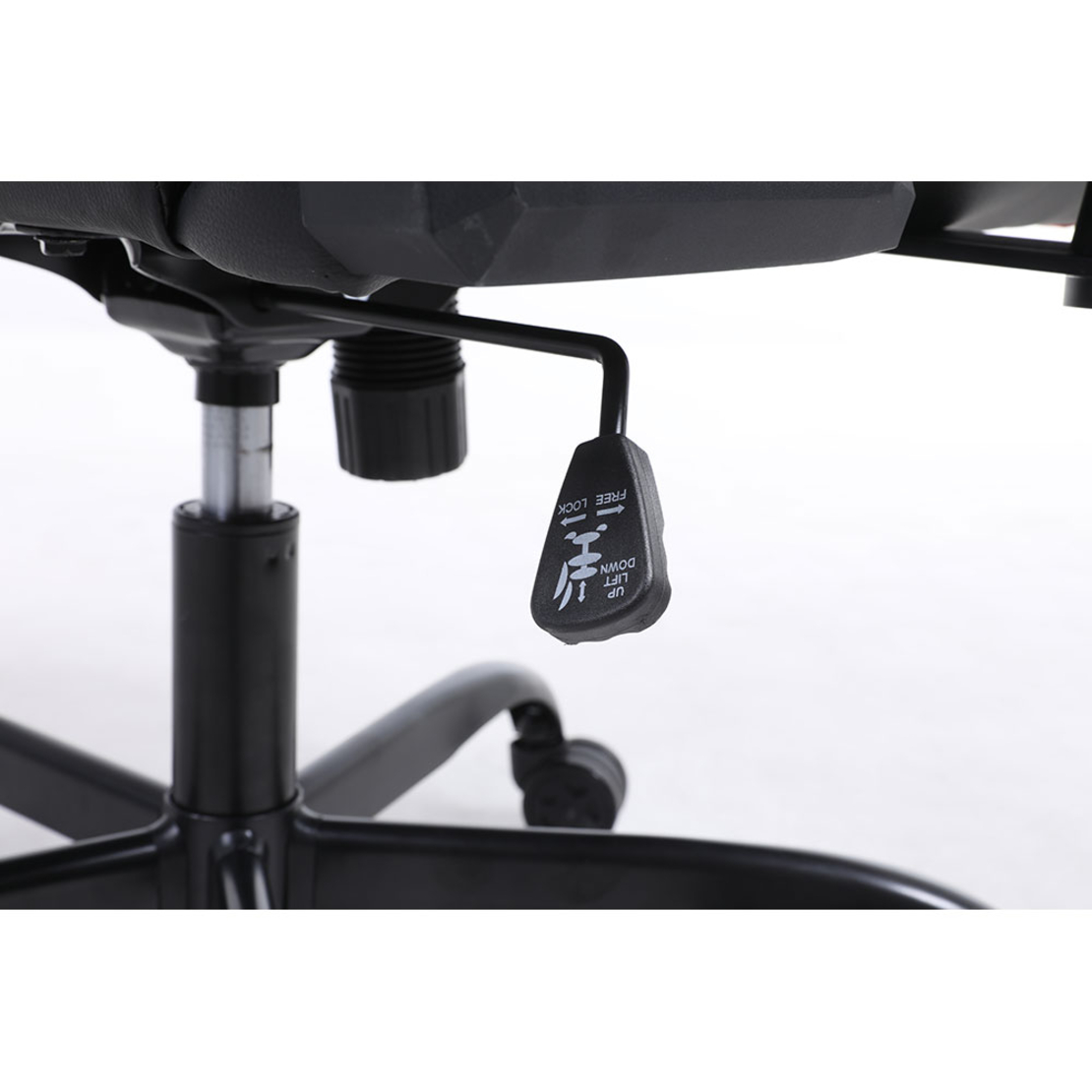 EXPLOR GAMING CHAIR DESK FABRIC BLACK METAL GREY METAL 50x71xΗ135cm PRC
