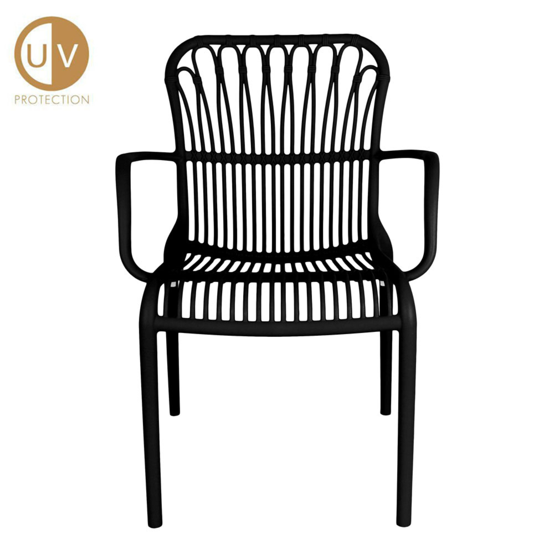 JAKARTA CHAIR PP BLACK PRC