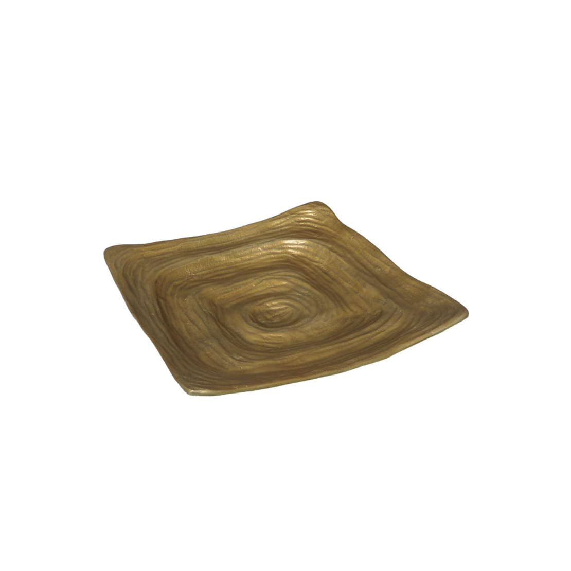 ARTIOM TRAY DECORATIVE 28x28x5 ALUMINIUM GOLD