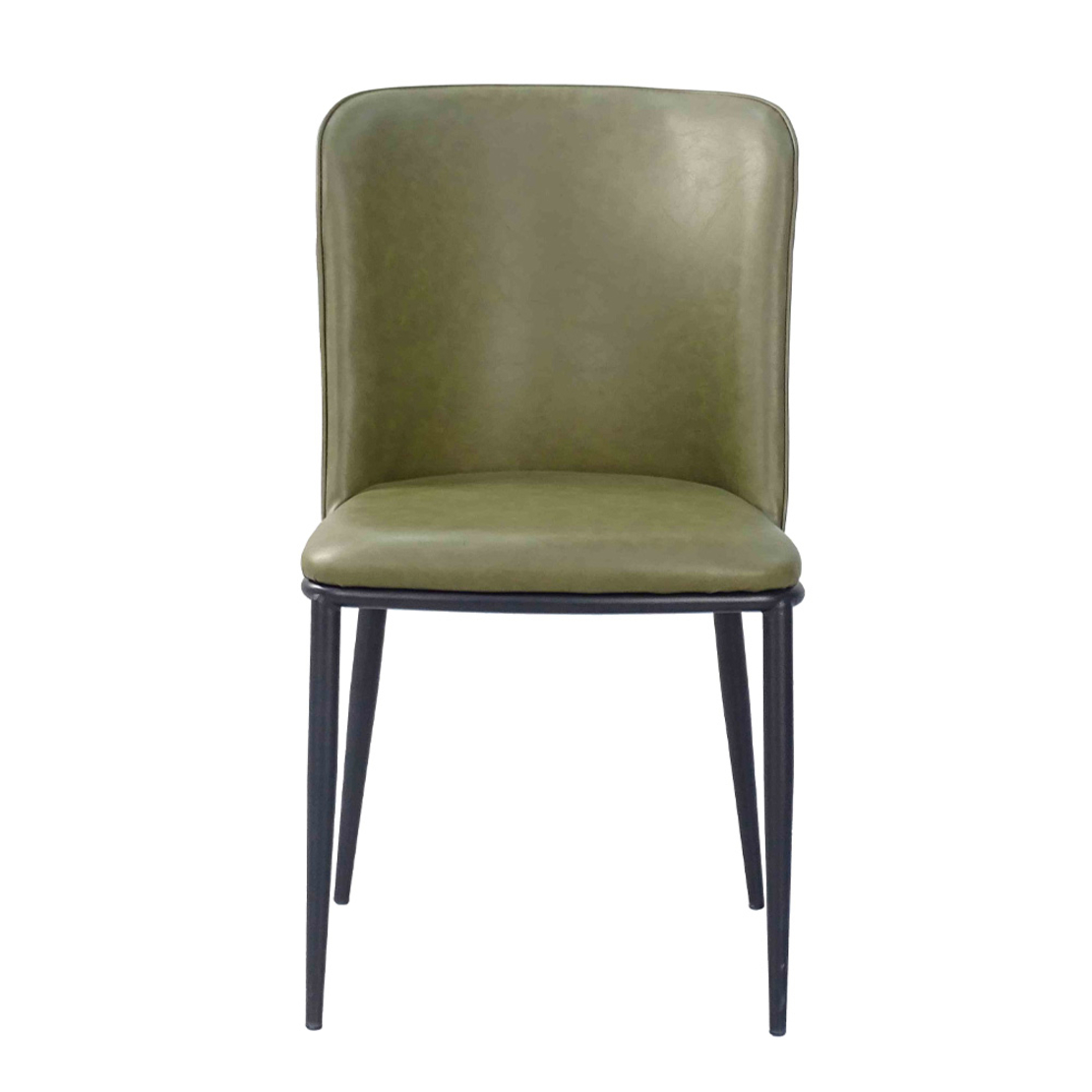 COUTURE CHAIR FABRIC OLIVE GREEN METAL BLACK PRC