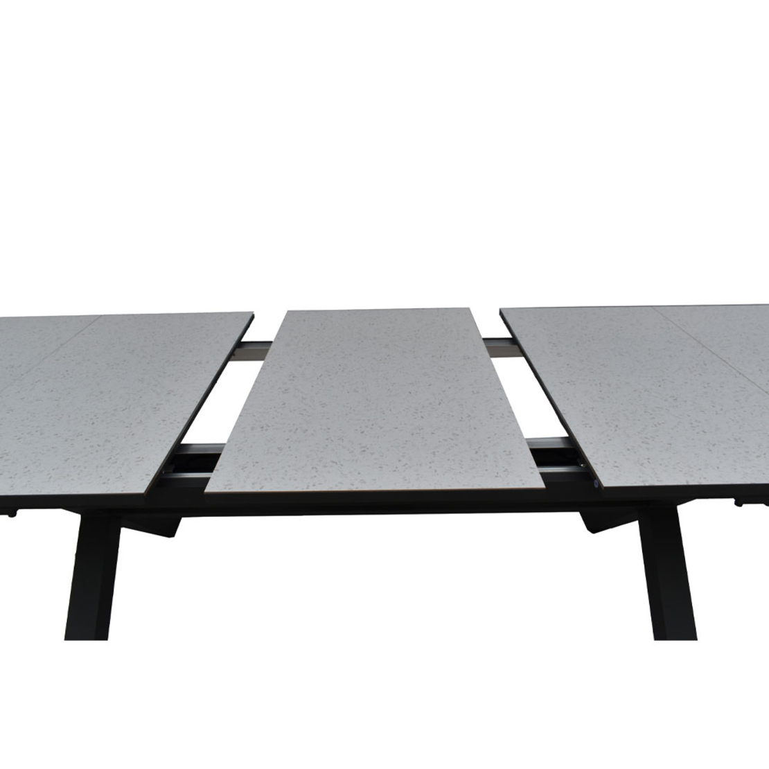 SORPRESA TABLE ALUMINIUM TERRAZZO GREY DARK 202x10