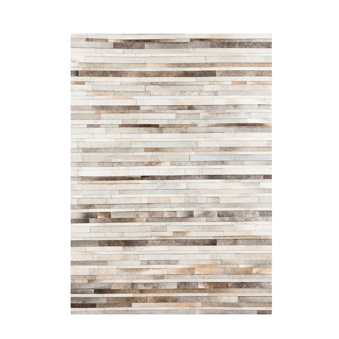 SENSEIT CARPET LEATHER GREY BEIGE 160x240cm IN