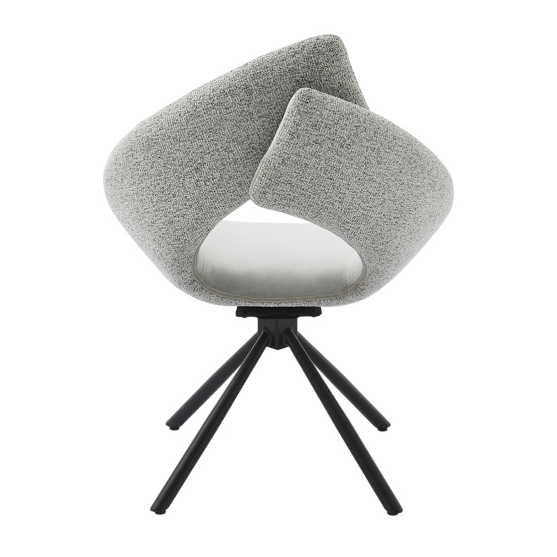 RIBBON ARMCHAIR SWIVEL BEIGE 68x73x92