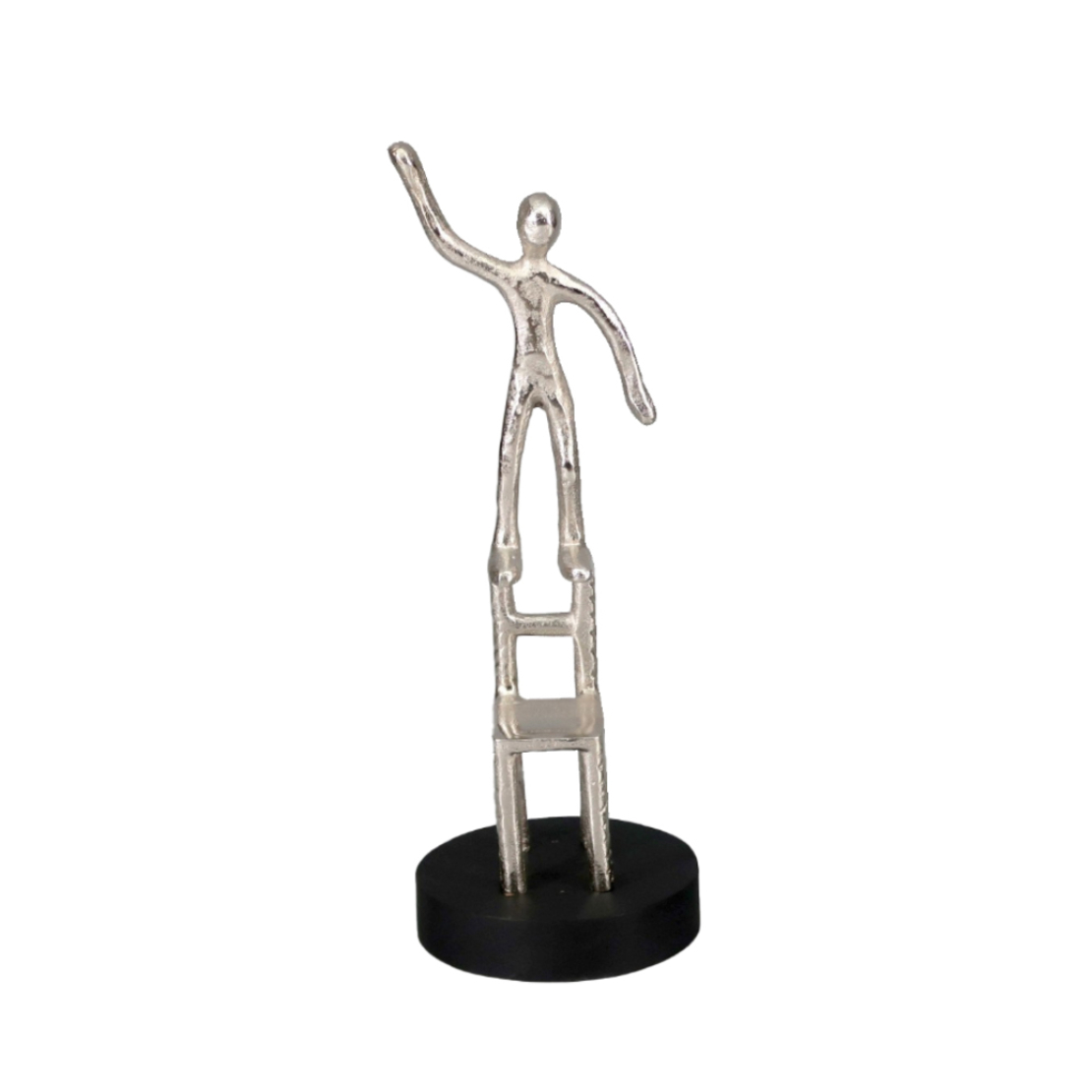 RAGEL 1 DECO FIGURE ALUMINIUM SILVER BLACK 12xH34c