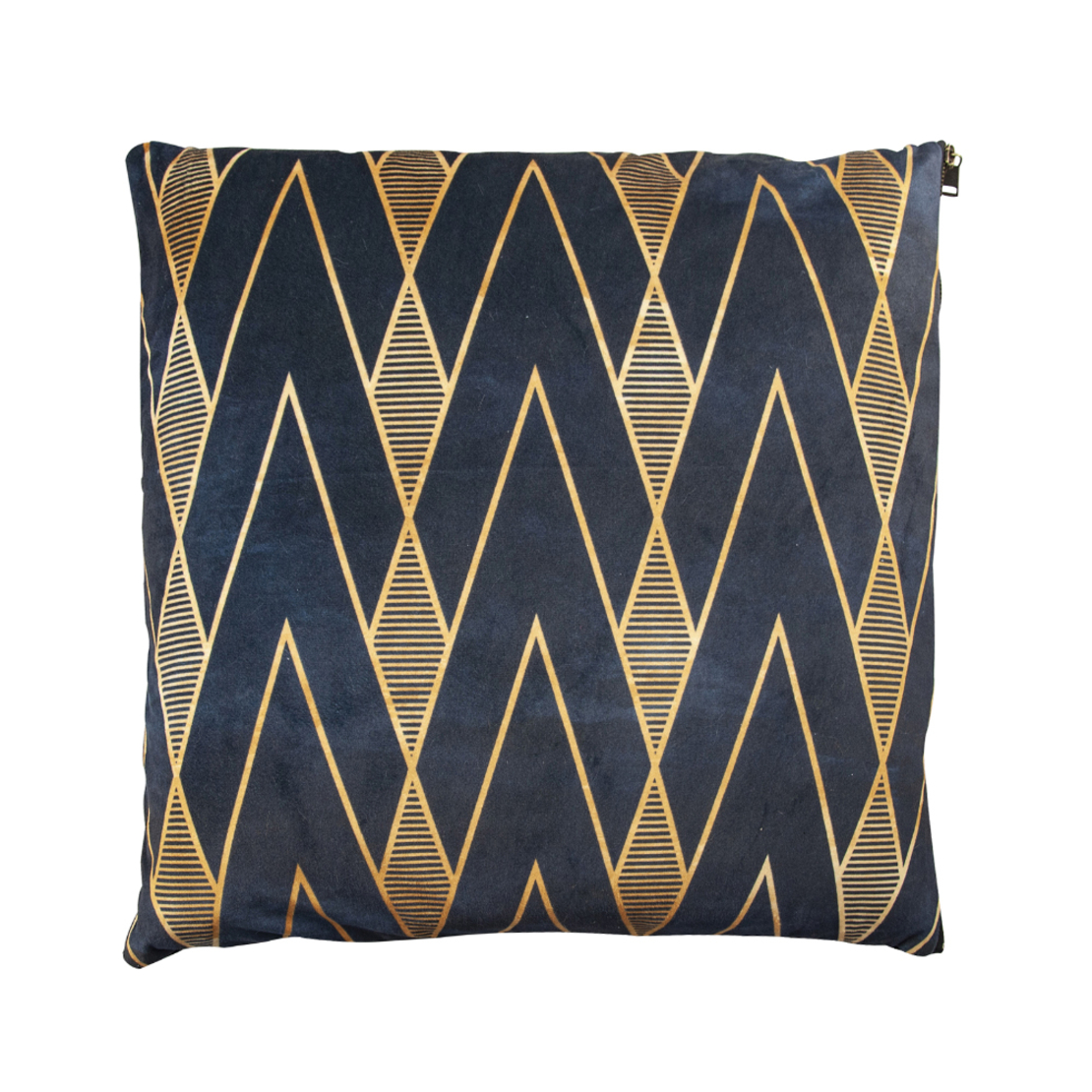 MINTONI DECOR CUSHION VELVET BLACK GOLD 45x45cm PR