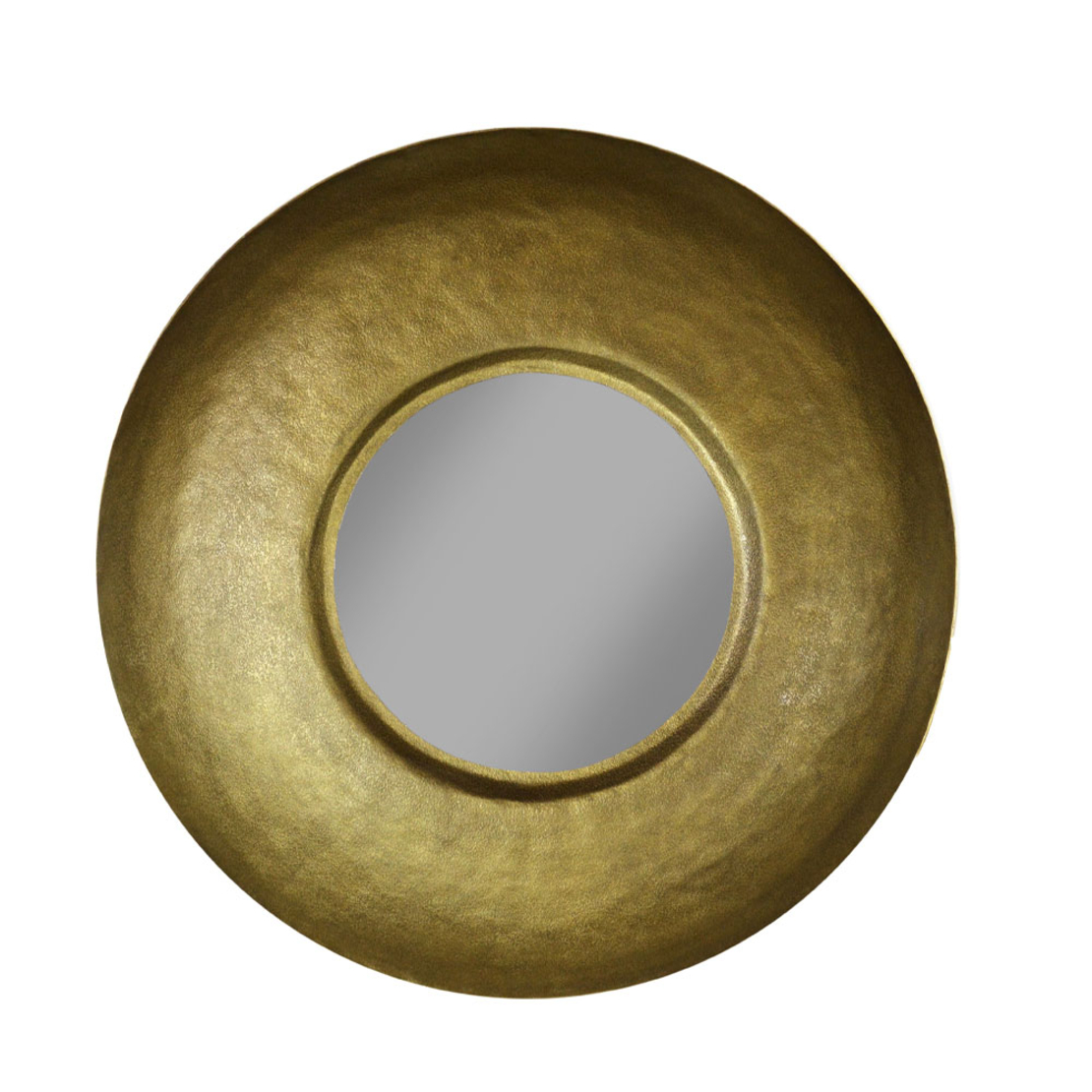 OJO MIRROR ALUMINIUM BRASS ANTIQUE 90x14x90
