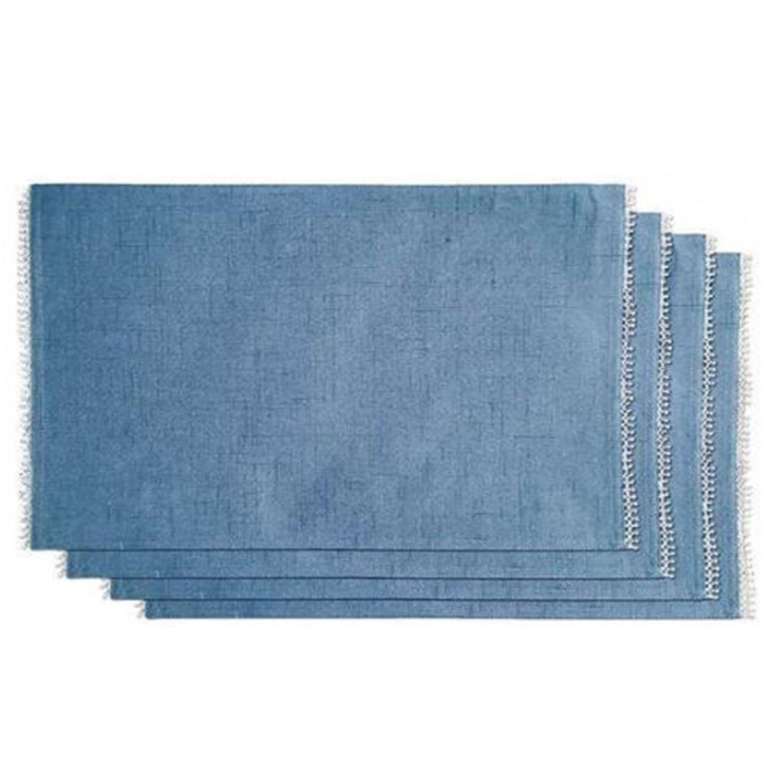 REEF PLACE MAT COTTON POLYESTER BLUE 35x45cm IN