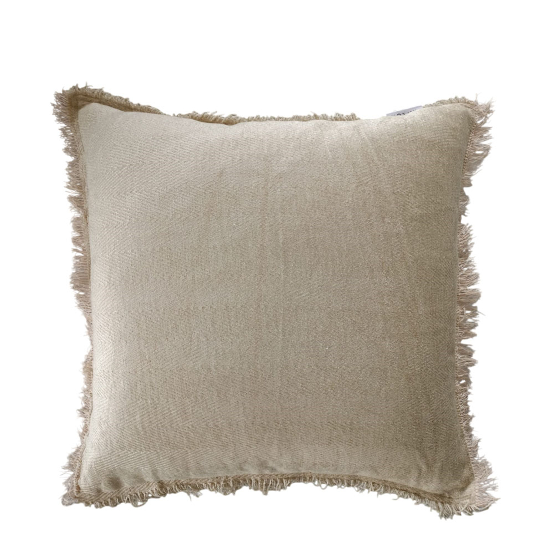BELUD DECOR CUSHION 45x45 FABRIC BEIGE POLYESTER