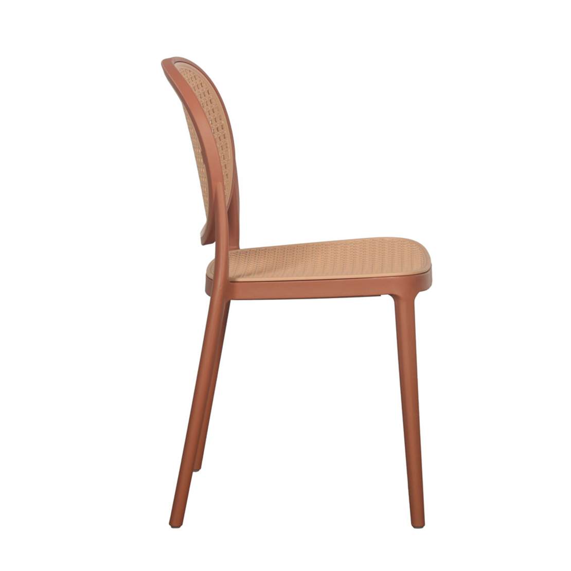 RATTI CHAIR PP TERRACOTTA NATURAL PRC