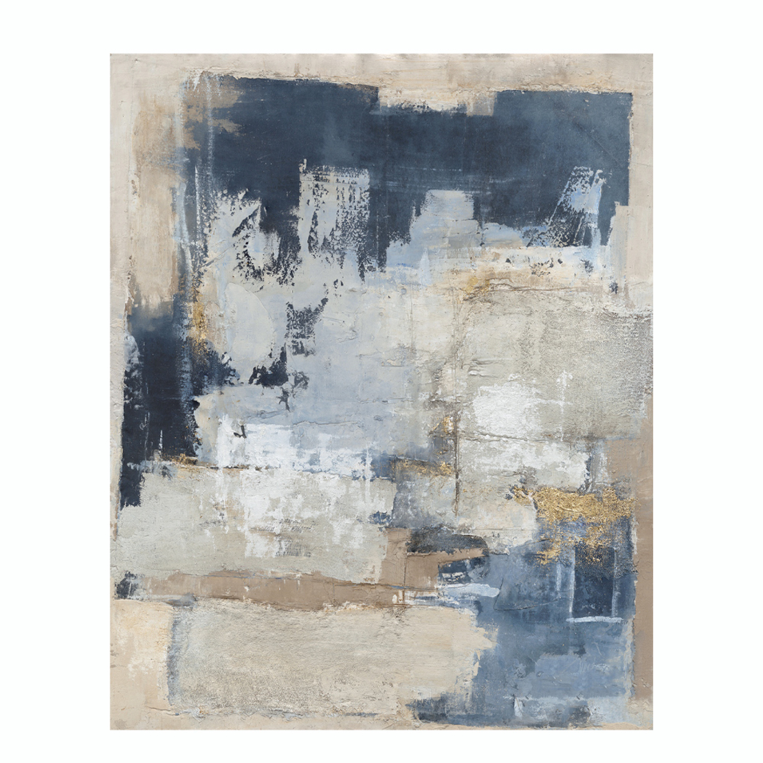 BEAUTIFUL CHAOS PAINTING DECORATIVE 120x150x4 CANVAS MULTICOLOR WOOD