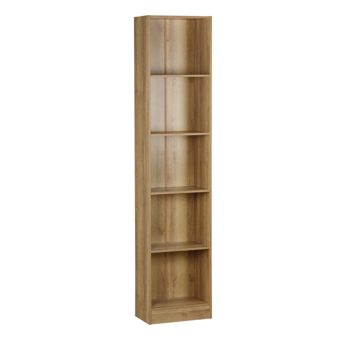 TOCCATA BOOKCASE TALL CHIPBOARD WITH MELAMINE CARTA SONOMA 40x24xH180cm E1 PRC
