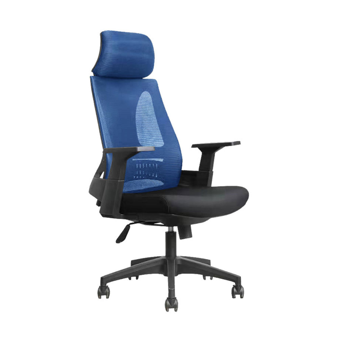 TIE CHAIR DESK FABRIC BLUE BLACK 66x64xH130cm E1 PRC