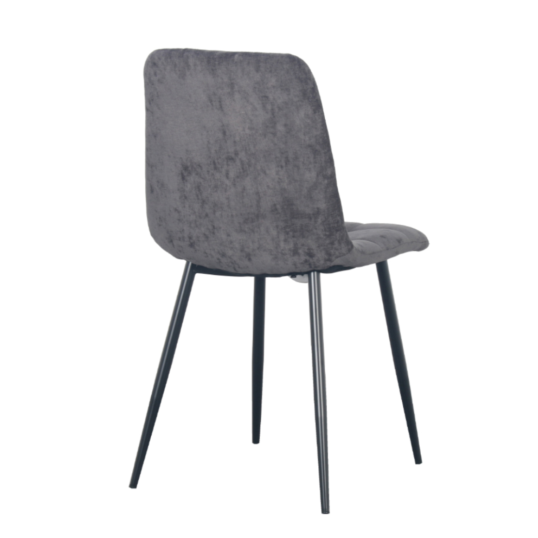 NATURE CHAIR FABRIC GREY DARK METAL BLACK PRC
