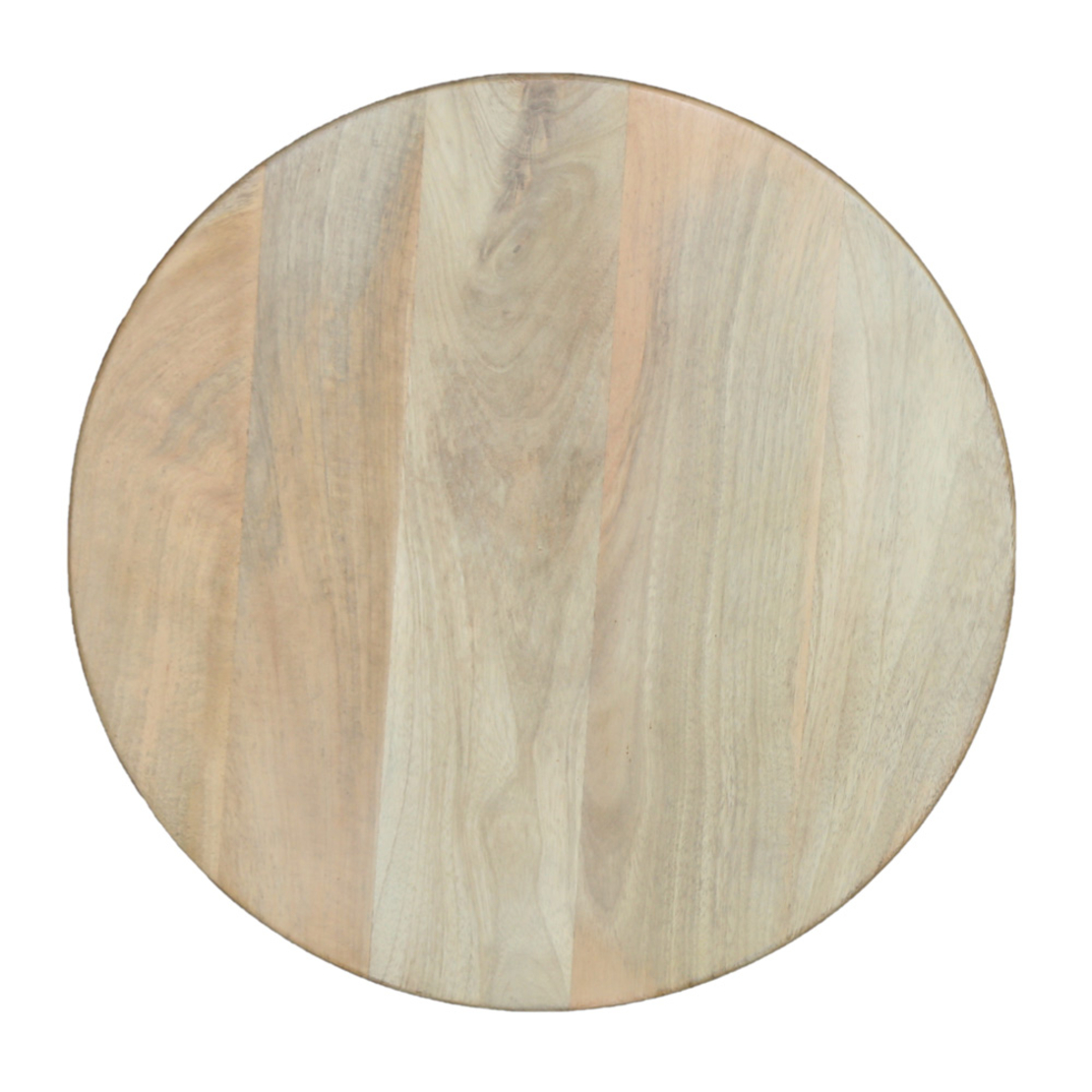 PALOMA SIDE TABLE WOOD MANGO NATURAL METAL 46x46xH