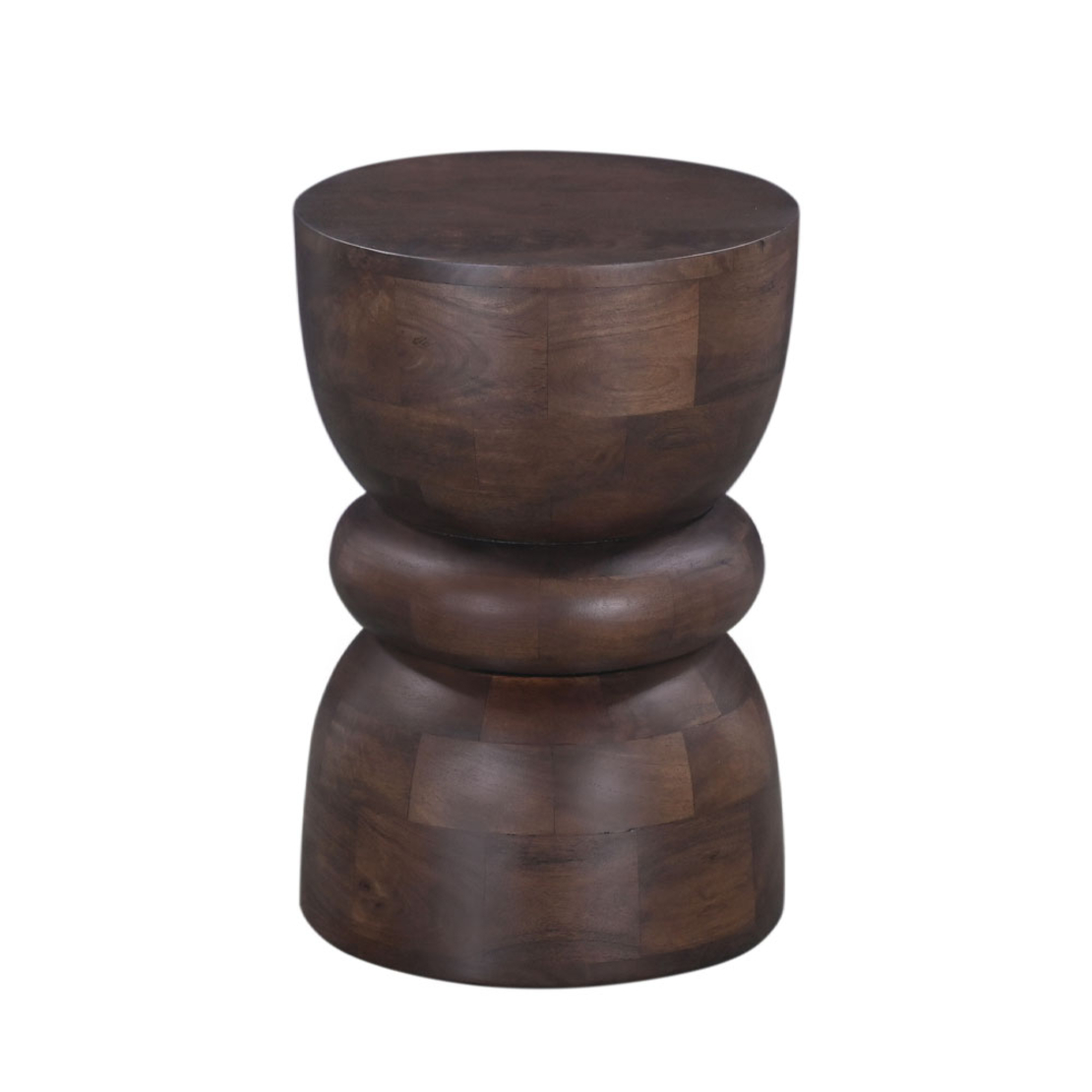 ASPEN SIDE TABLE WOOD MANGO WALNUT DARK 34x34xH50cm IN