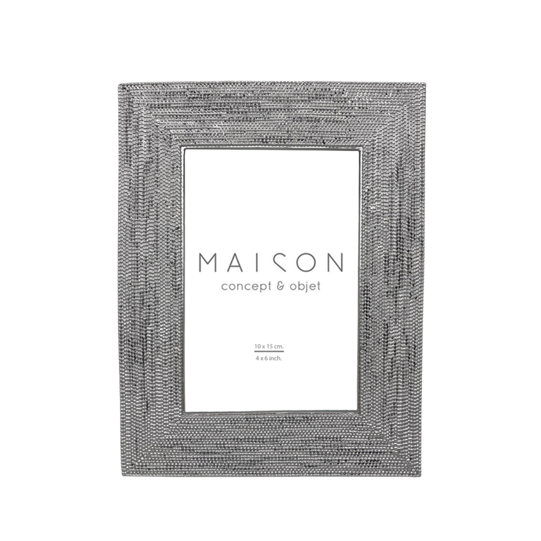 BELN PHOTO FRAME POLYRESIN SILVER 15,5x1,5xH20,5cm