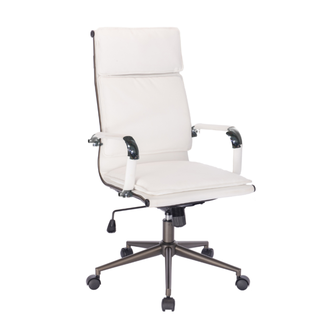 ELITE 2 CHAIR DESK FABRIC WHITE NICKEL 54x64xH109,5cm PRC