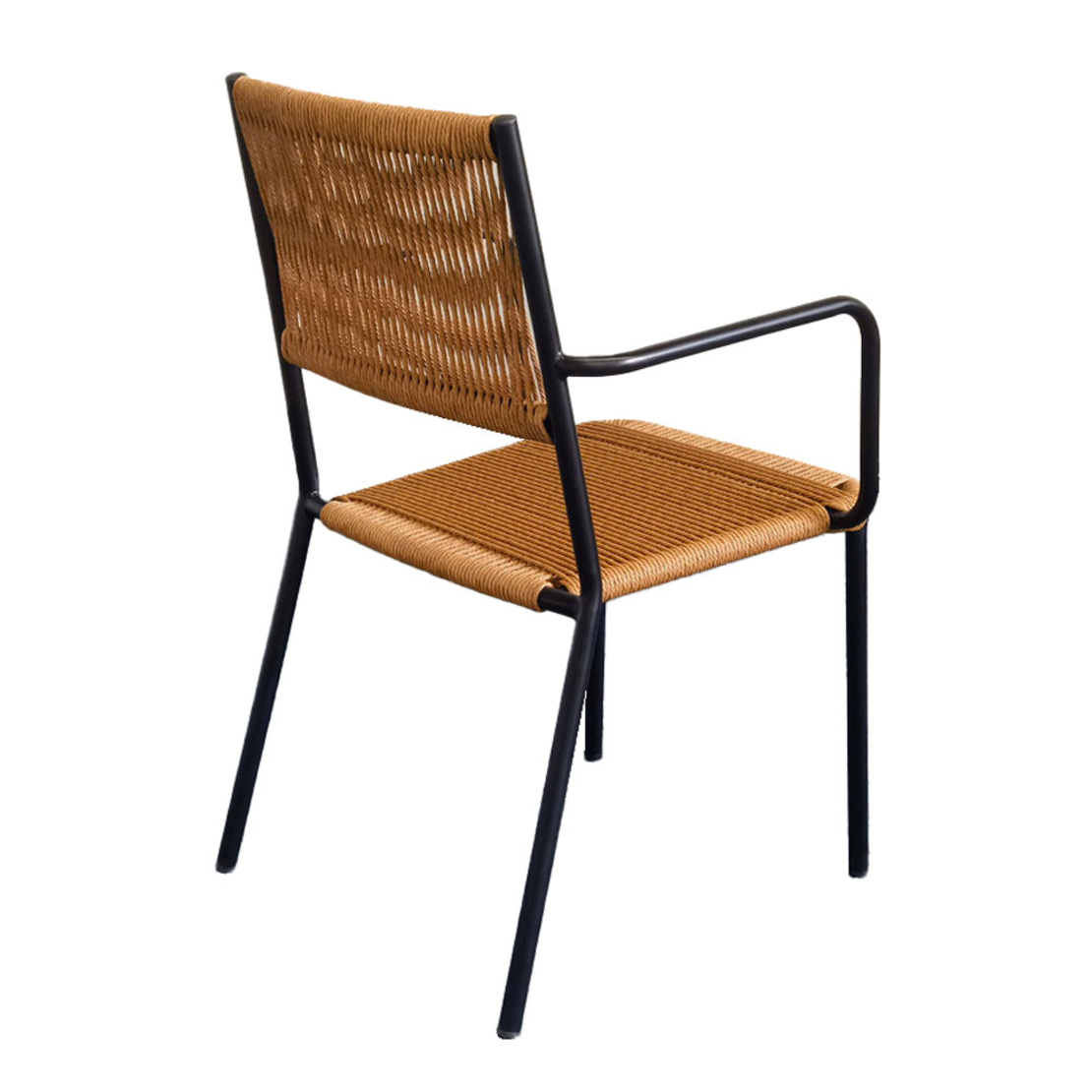 PERTH CHAIR RATTAN NATURAL BLACK 54,5x56xH86cm PRC