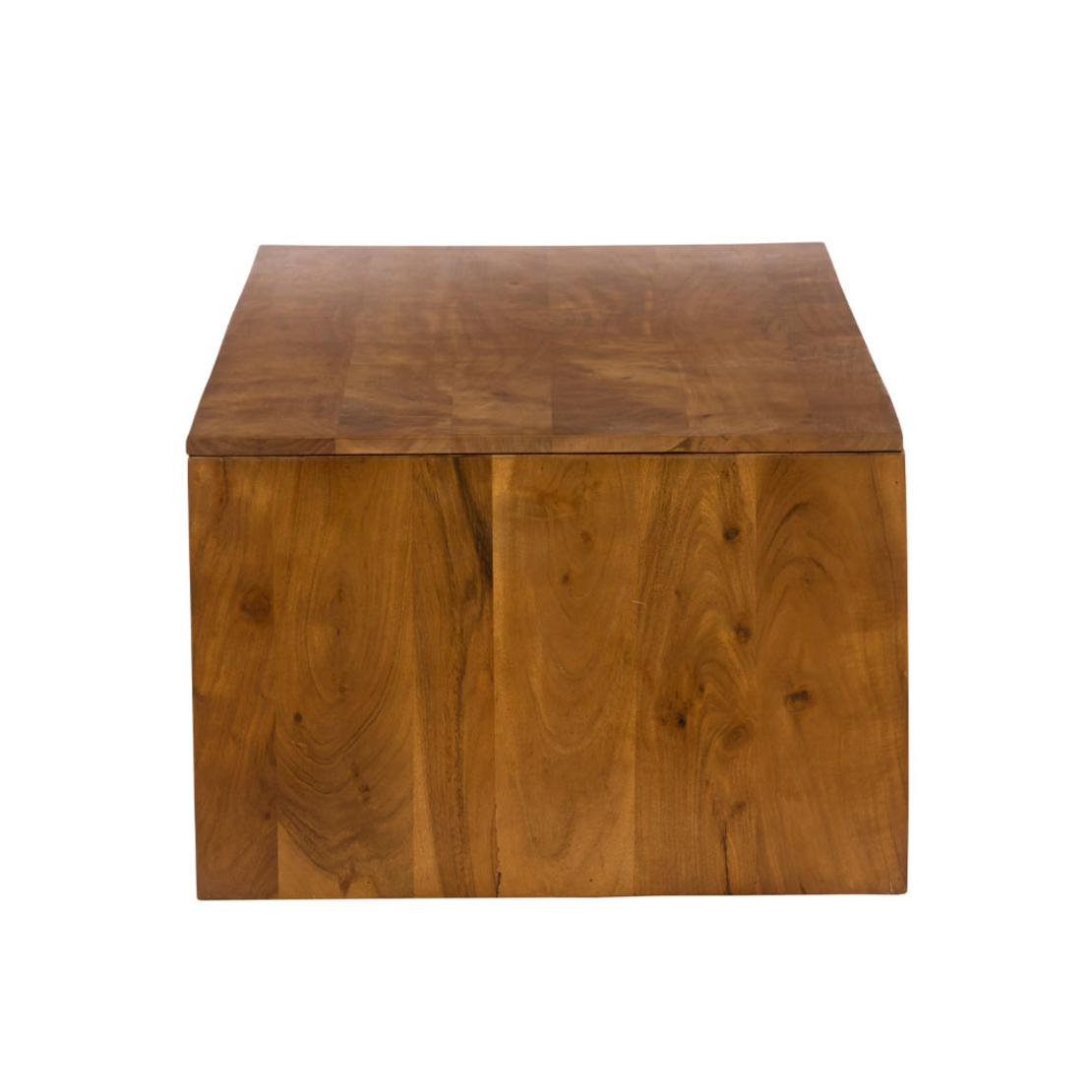 WIRE COFFEE TABLE WOOD ACACIA WALNUT METAL BLACK 120x60xH40cm IN