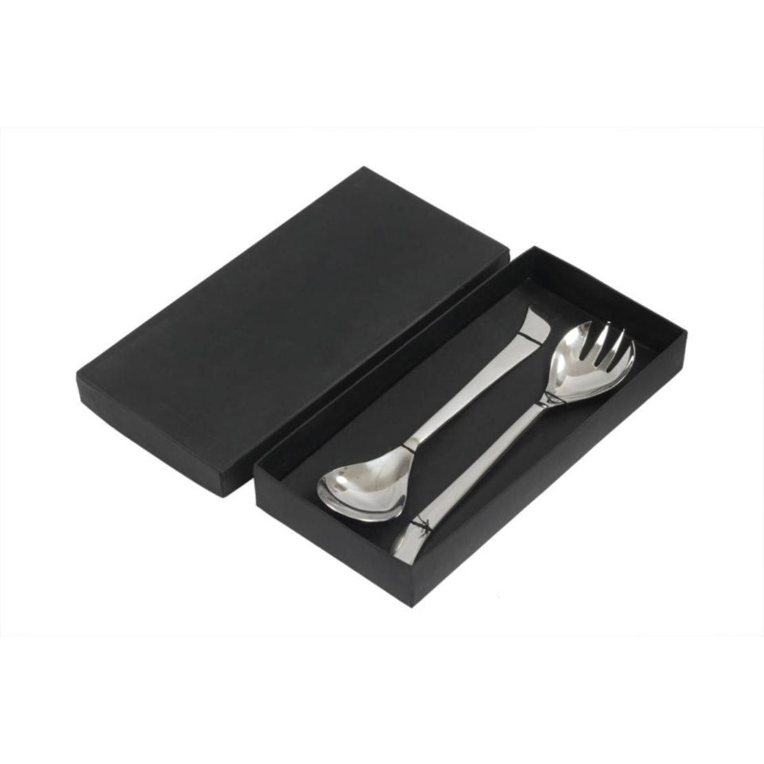 CURVE SERVING SET STEEL SILVER 28x6xH2cm IN
