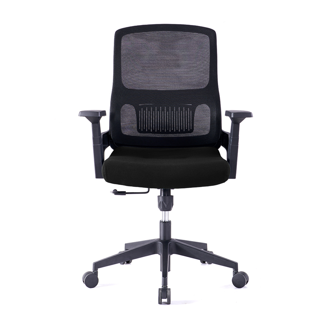STABILO CHAIR DESK FABRIC BLACK 47,5x43xH110cm E1 PRC
