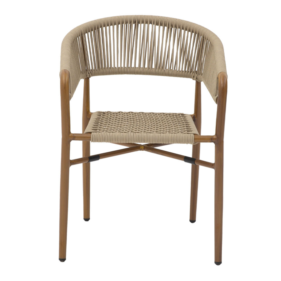 SCORPION ARMCHAIR ALUMINIUM NATURAL 56x57,5xH76cm PRC