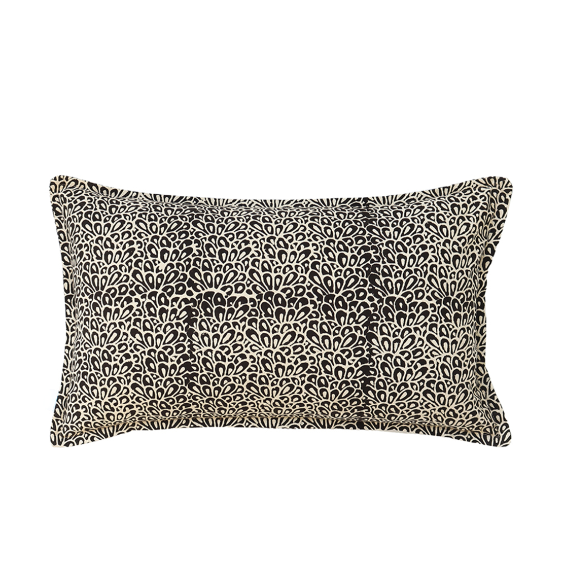 BLACK PEARL DECOR CUSHION COTTON VISCOSE BLACK WHI