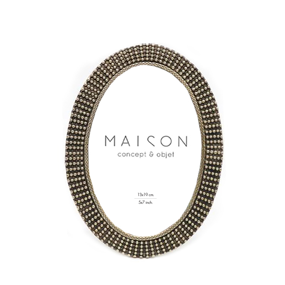 MARC PHOTO FRAME POLYRESIN GLASS GOLD ANTIQUE 16,5