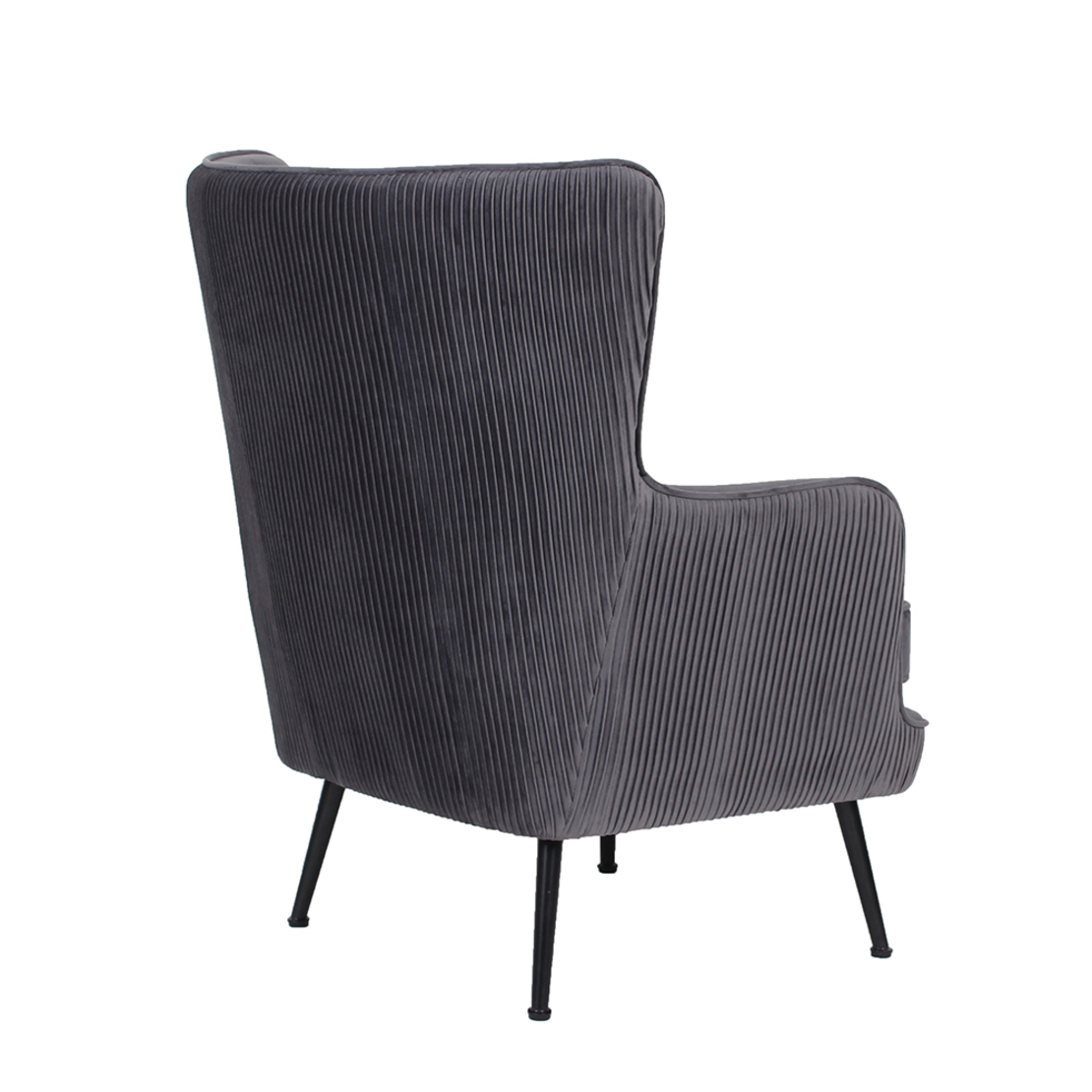 SERPATINA ARMCHAIR FABRIC GREY METAL BLACK E1 PRC